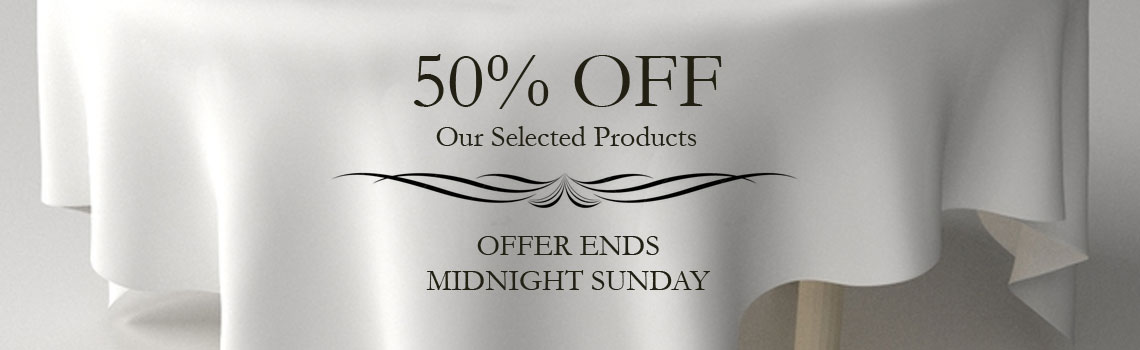 50% Off Selected Items