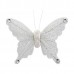 Organza Butterfly with Clip - 8cm 