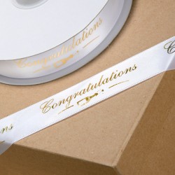 Congratulations Ribbon - 20mm x 50mt 