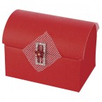 Red Silk Chest Box 