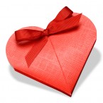 Red Silk Heart Box  