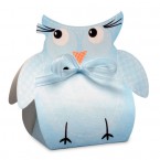 Blue Owl Shaped Box 