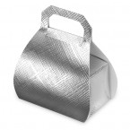 Silver Silk Handbag Box  