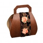 Brown Silk Handbag Box 